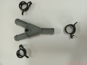 TRÓJNIK Y SQ PLASTIKOWY DO GAZU D12